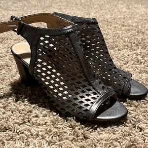 Liz Claiborne silver heels